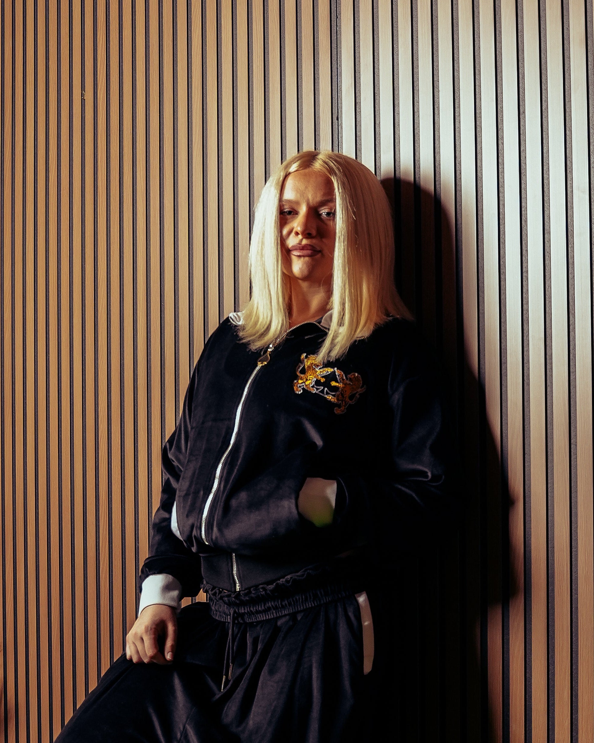 Dual Lion Velour Jacket