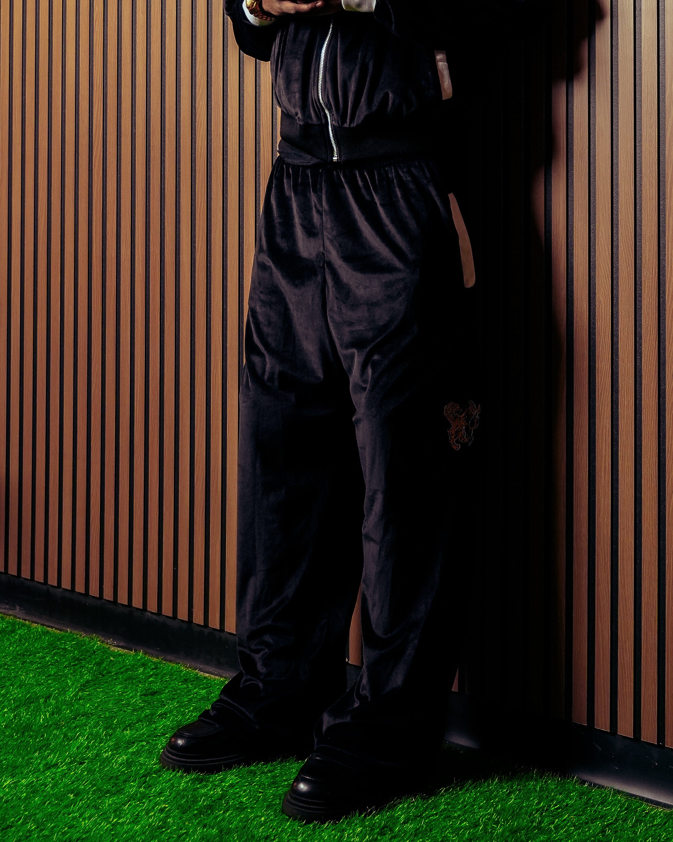 Dual Lion Velour Pants